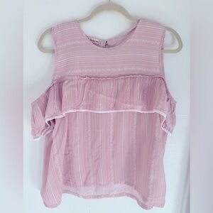 A. No Apologies Pink Top size XL